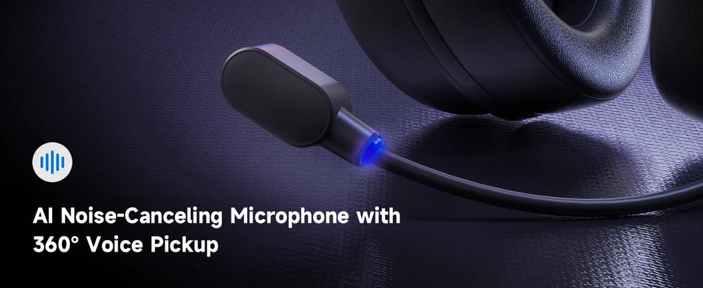 MCHOSE V9 Pro Wireless Gaming Headset 7.1Surround Sound Headphones Noise Canceling Mic Low Latency Lightweight for PS5 PC SWITCH