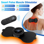 Electric Neck Massager EMS Muscle Massage Stimulator Low Frequency Instrument Back Cervical Calf Patches Pain Joints Mini Device