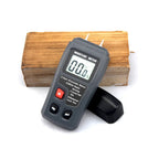 BSIDE Digital Wood Moisture Meter Professional Timber Damp Tester Handheld Hygrometer Lumber Detector EMT01 with HD LCD Display