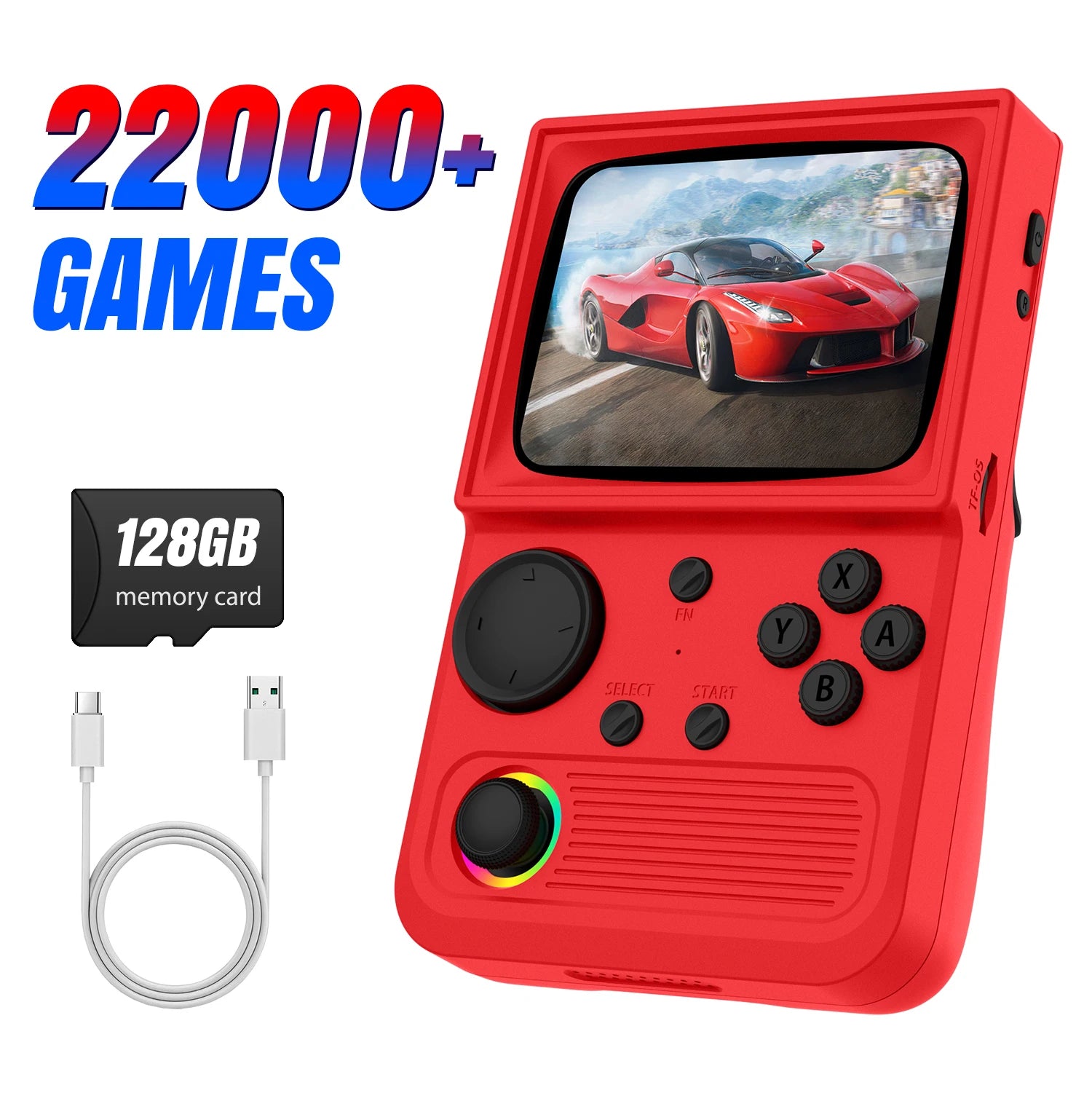 AISLPC R36T Handheld Game Console 18000+Game 3.5'' IPS Screen Wi-Fi Multiplayer Portable Pocket TV Video Console Ship From US