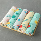 5Pcs Coral Fleece Dish Cloths, Absorbent Kitchen Cleaning Towels for Home