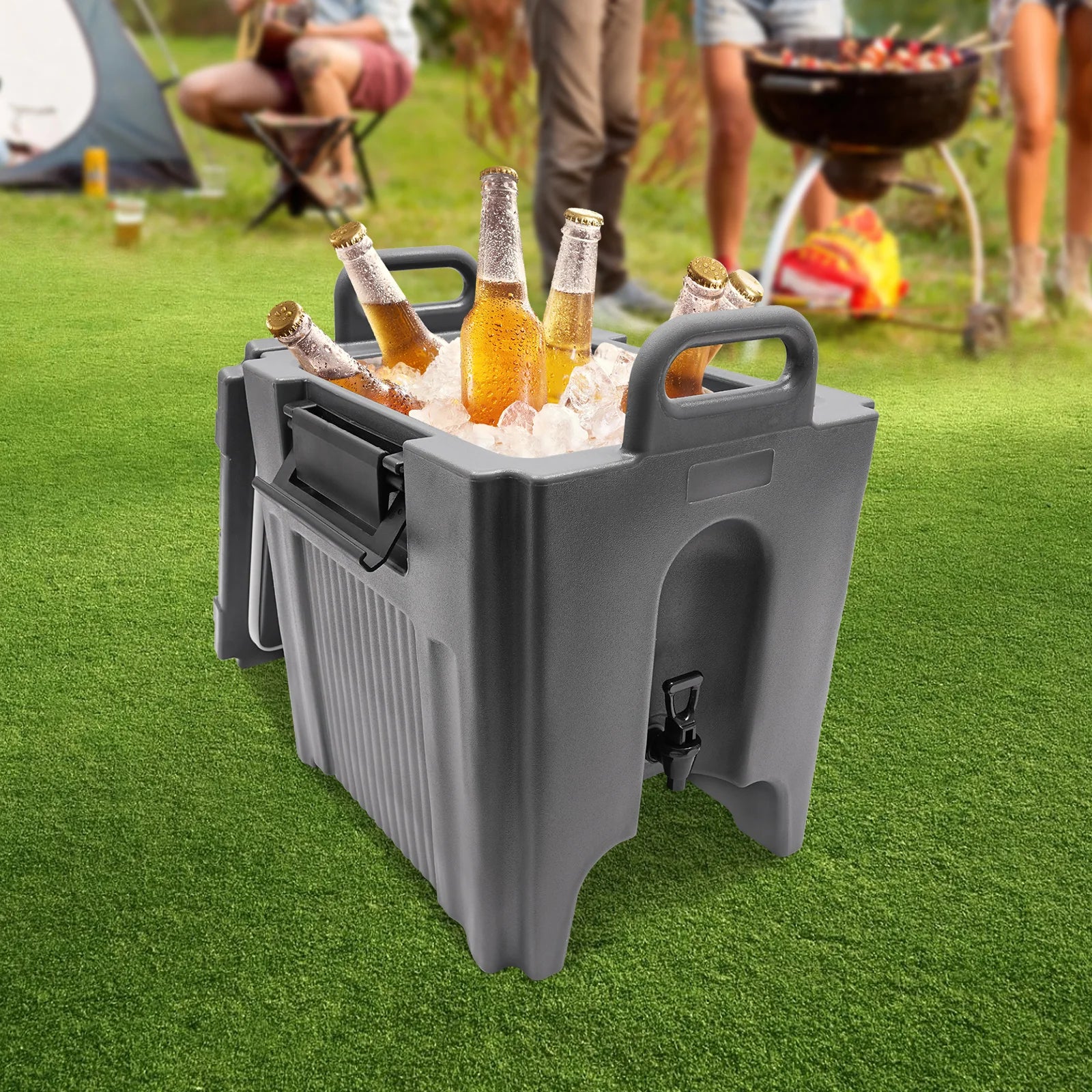 40l Insulated Beverage Dispenser, Portable Thermal Beverage Server, Insulated Beverage Dispenser with Handles