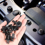130PCS Bumper Retainer Clips with Fastener Remover Car Plastic Rivets Push Kit -Door Trim Panel