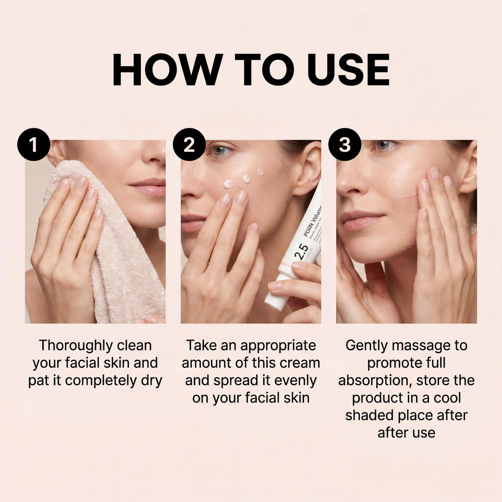 PDRN Volume fill it Booster Cream for Forehead Smile Lines & Skin Wrinkle Anti Aging Firming Facial Volume Cream Daily Skin Care