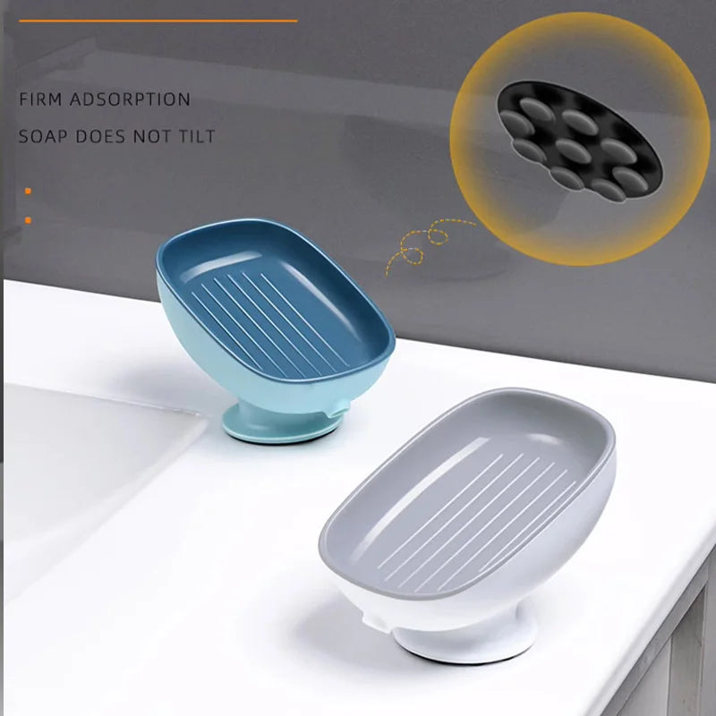 Quick-Dry Soap Dish, 2-Tier Detachable with Drainage Plate, Keeps Sink Dry | Fast US Shipping