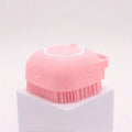 2-in-1 Silicone Pet Bath Brush - Fur Cleaning Massaging Foam Making Gentle on Dog Skin