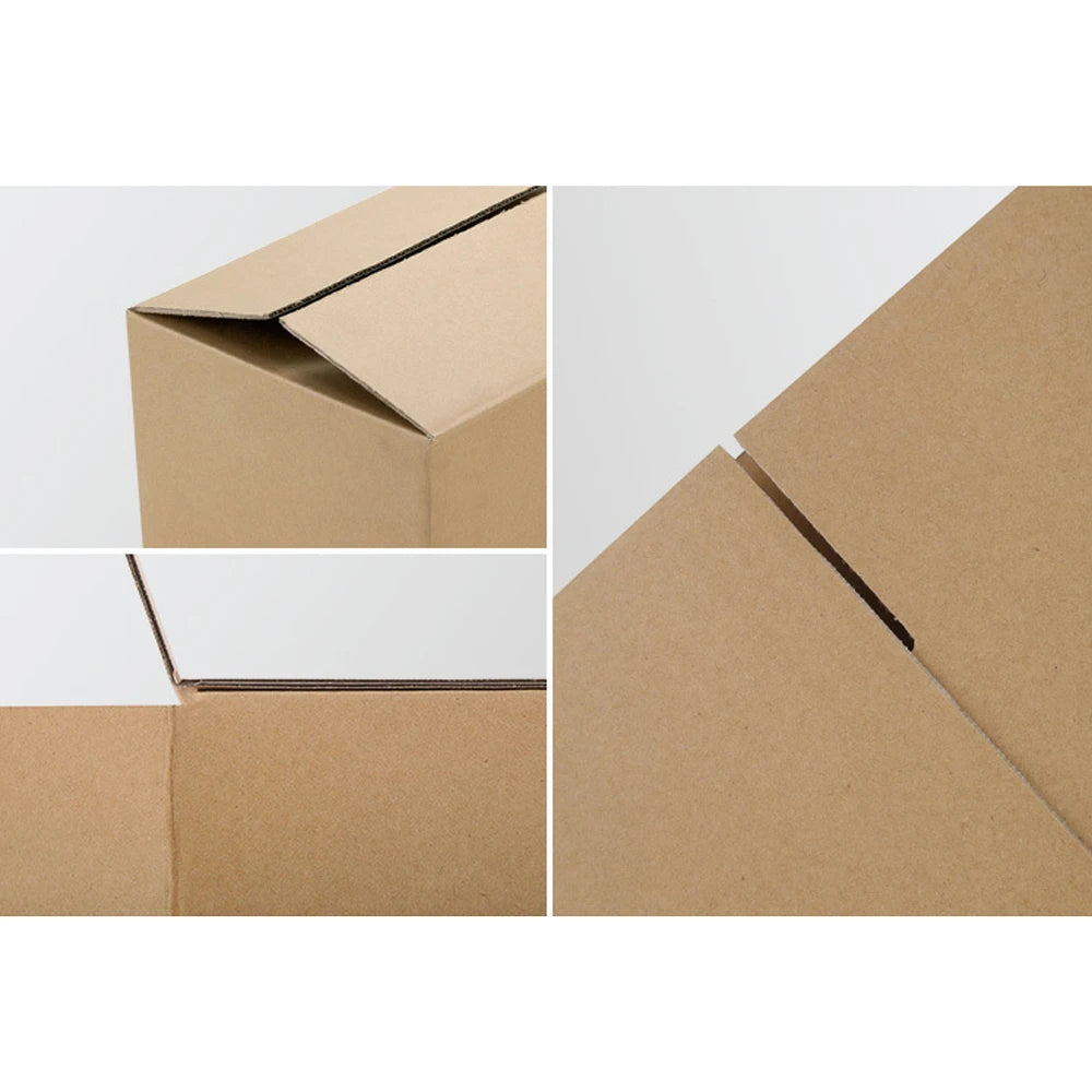 100 Pack 8x6x4 inches Small Shipping Boxes Brown Corrugated Cardboard Boxes for Packing, Mailing, Moving, Business