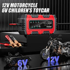 6V 12V 1.5A Smart Car Battery Charger for Lead-Acid AGM GEL Batteries (US)