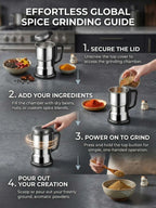 Multi-functional Electric Grinder, High-Power Food-grade Coffee & Grain Grinder,Coffee Lovers & Baby Complementary Food
