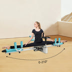 Leg Stretcher Machine, 0-210° Adjustable Split Machine for Flexibility Leg Stretching, 330.7lbs Heavy Duty Home Gym Equipment for Dance Yoga Martial Arts