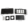 2 Burners Portable Camping Stove, 2.5KW Auto Ignition Butane/LPG Gas Stove w/Baking Tray+Carrying Case for RV Outdoor Picnic BBQ