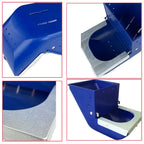 Blue Rabbit Feed Box Hopper Rabbit Cage Hanging Feed Trough Hamster Bunny Guinea Pig Eating Drinking Bowl Livestock Supplies 1Pc