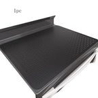 Black Silicone Electric Stove Mat 71x51cm - Heat-Resistant Cooktop Protector for Glass Ceramic Stove & Oven