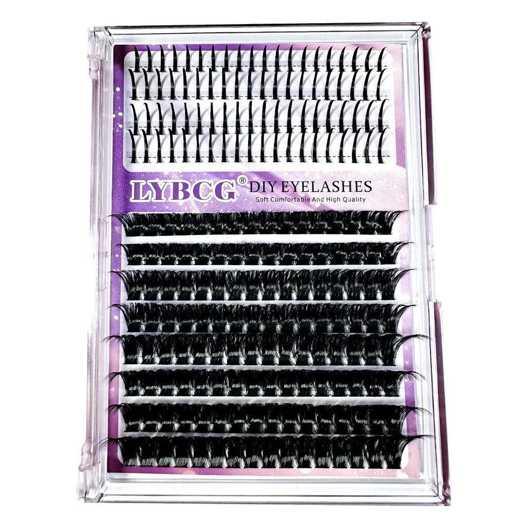 Lash Clusters 120D 100D Lash Spikes Eyelash Clusters Volume Individual Lashes DIY Spiky Lash Extension Mega Cluster Eyelash