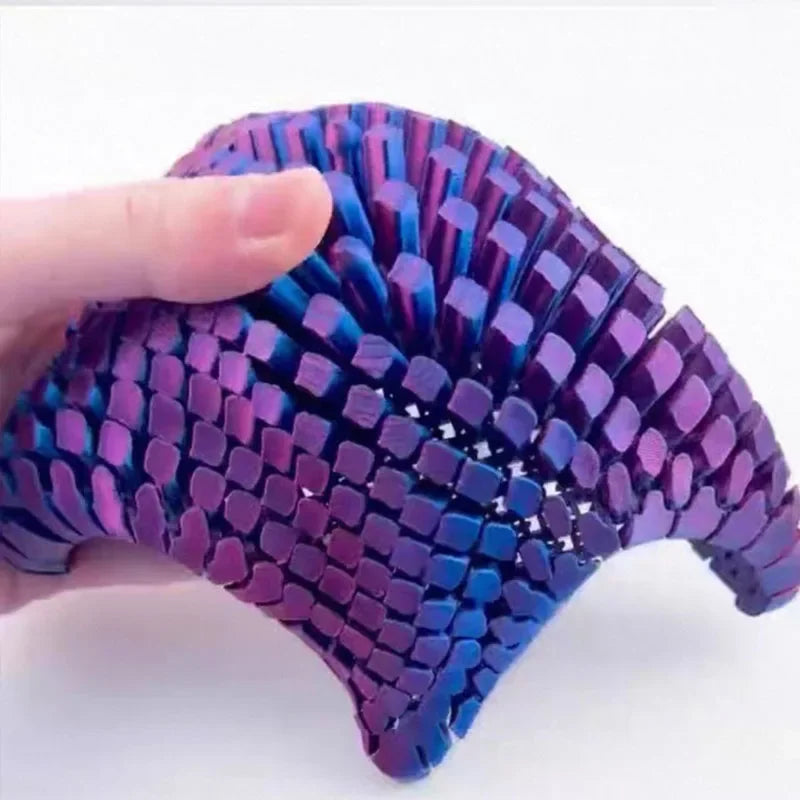 Kawaii 3D Printed Articulated Starfish Fidget Toy Flexible Stress Relief Sensory Desk Decor Kids Birthday Party Favors Pinata