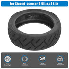 Electric Scooter 10 Inch 250x64 Tubeless Tire  for Xiaomi 4 Ultra 4 Lite City Road 250*64 Anti puncture Replacement Tyre