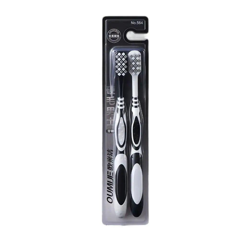 2/6/10PCS Hard Bristle Toothbrush Deep Cleaning Adult Dental Care Teeth Whitening Stain Removal Oral Care Toothbrush