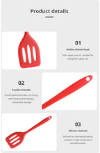 Small Silicone Dpatula Heat-resistant and Non Stick Pan Frying Spatula Flat Bottom Pan Spatula Kitchen Tool