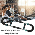 40KG u shape Hand Gripper Strengths Twister Arm Trainer Power Twister Bar Fitness Equipment for Men and Women Home Workout