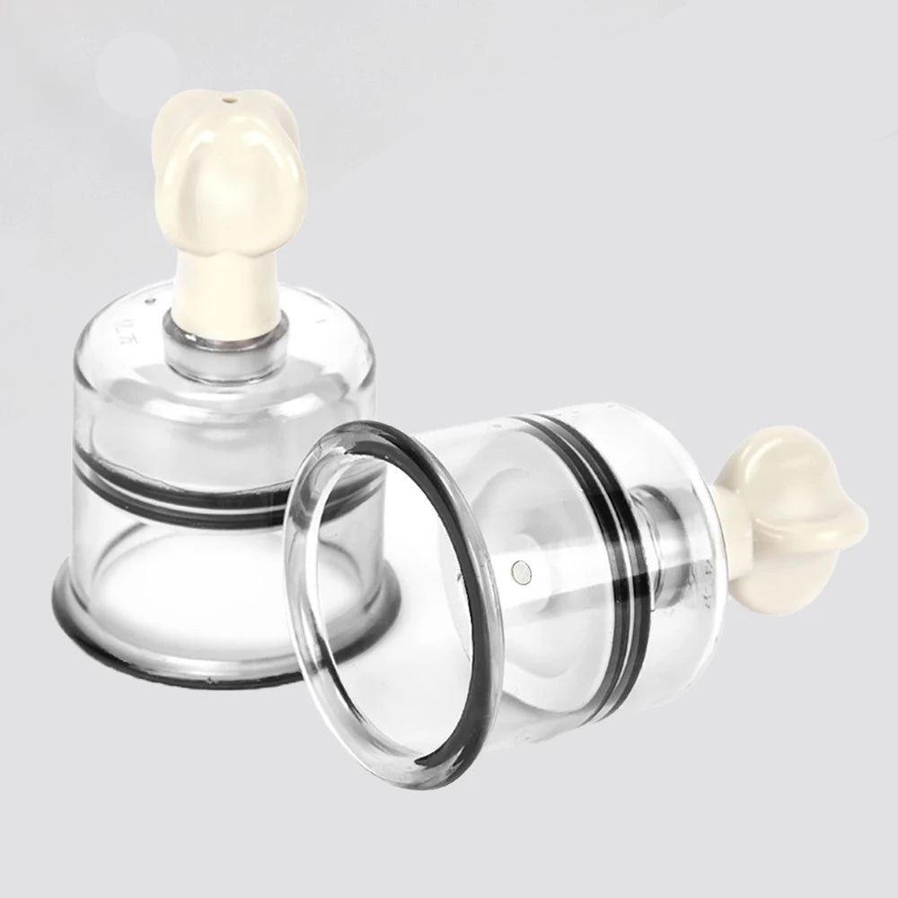 Professional Cupping Medical Chinese Vacuum Body Massager Vacuum Cupping Stimulation Nipple Sucker Inverted Suction Enlarger Cup