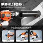 SucceBuy 2000W/2600W Handheld Core Drill Machine Drilling Diameter Wet&Dry Diamond Core Drill Rig Rugged Concrete Core Drill
