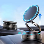 Magnetic Suction Cup Phone Mount for Magsafe 360° Adjustable Magnetic Car Phone Holder Pocket Size Foldable Car Mount