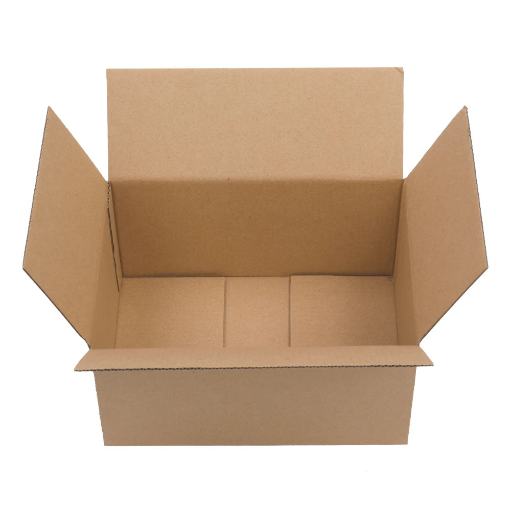 100-Pack Corrugated Cardboard Shipping Boxes   8x6x4" 6x4x4" 6x4x2" 4x4x4" Mailing, Packing, Moving & Storage for Business/Home