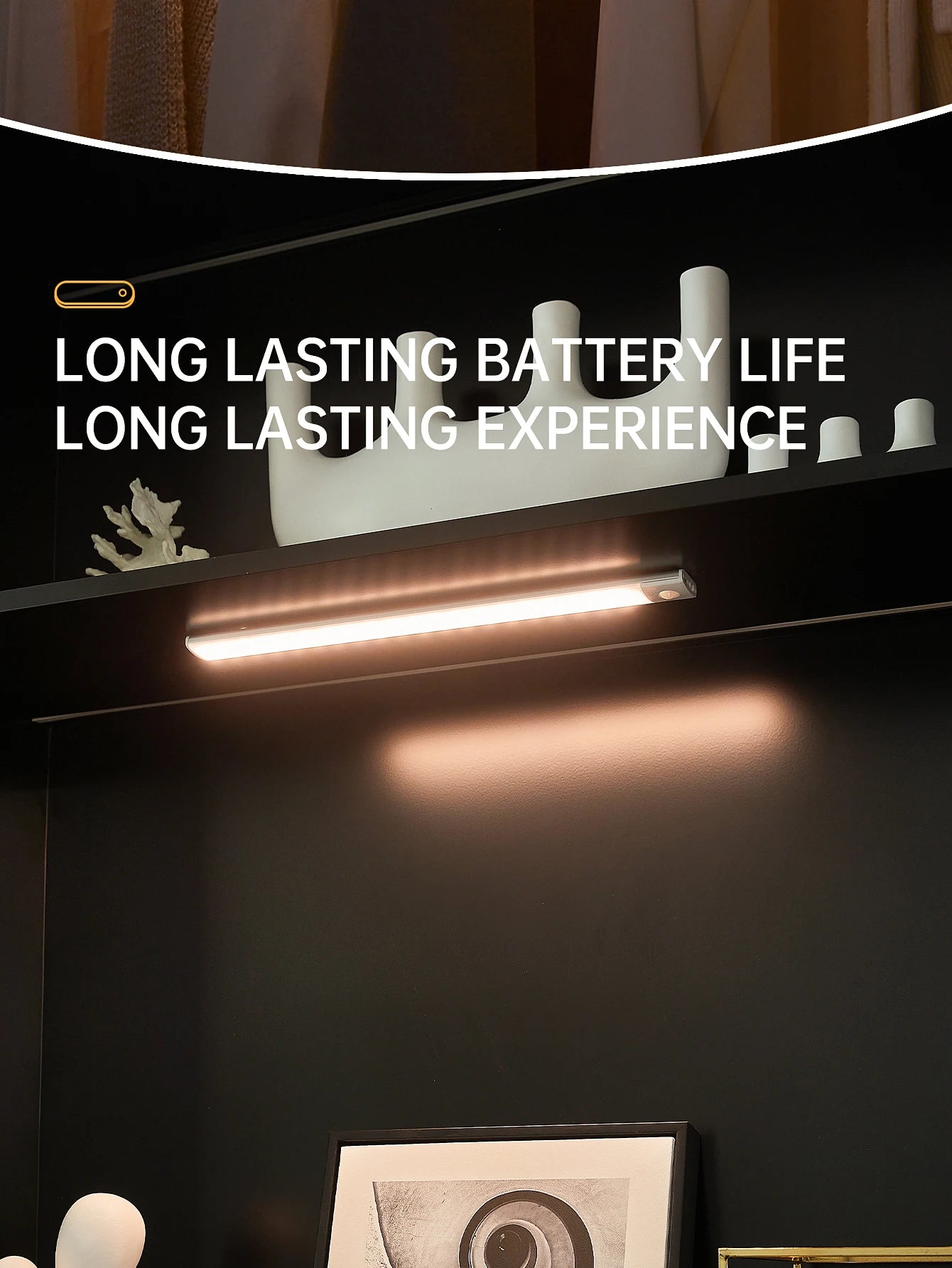 Rechargeable Motion Sensor LED Night Lights (2-Pack)