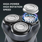 Sejoy 3D Floating Electric Shaver for Men Rechargeable Electric Razor Shaving Machines Mens with Electric Hair Trimmers