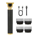 Professional Hair Clippers with LED Display, Cordless Rechargeable Trimmer & T-Blade Shaver for Men, Balding Grooming Kit