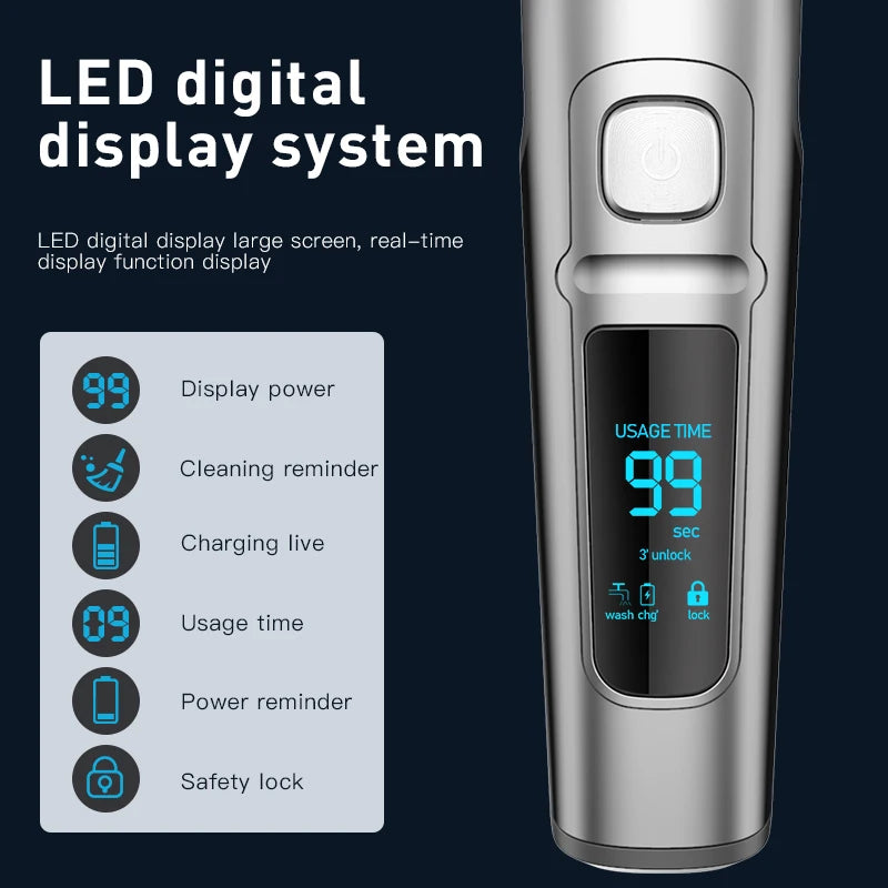 Ufree Electric Hair Cutting Machine Beard Trimmer Hair Clipper Rechargeable Man Shaver Trimmer Barber Professional Hair Trimmer