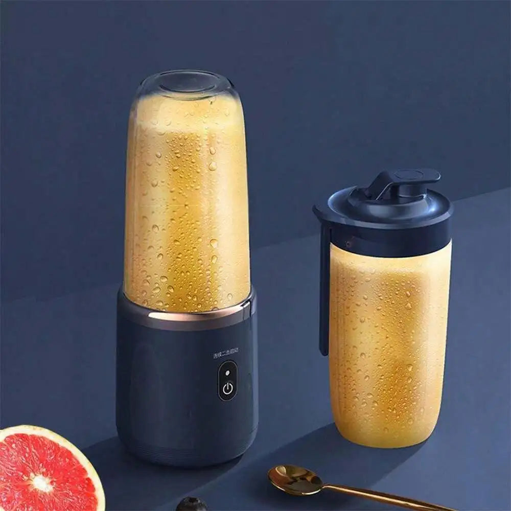 Portable Rechargeable Blender & Juicer Cup 380ml Personal Smoothie Maker Ice Crusher for Juice Travel