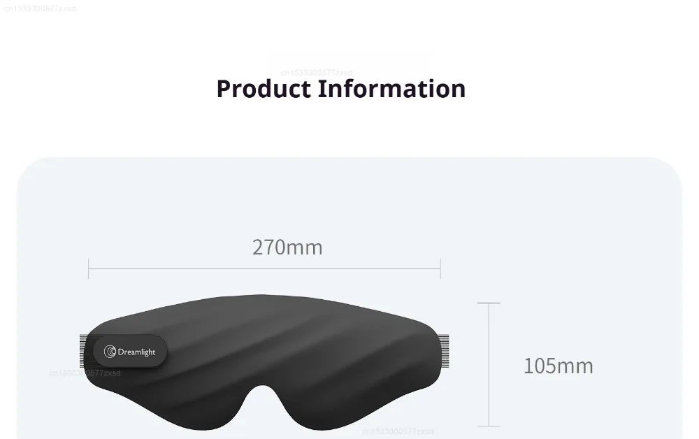 Dreamlight 4S Eye Mask Sleep 3D Stereoscopic Sleep Aid for Men Women Adult for Sleeping Block Portable Eye Mask Travel