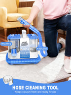 Carpet + Upholstery Cleaner Machine, 32Kpa Powerful Suction w/ 5 Cleaning Tools,Lightweight for Rug,Carpet,Car Seats,Pets,Stairs
