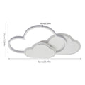 Cloud Shape LED Ceiling Light Fixture Modern 3-Color Lighting Acrylic Ceiling Lamp for Living Room Bedroom Kid's Room 52x31cm