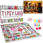 Adult Drinking Game Set - Perfect for Parties & Holiday season Eve Gatherings, Interactive Fun Board Games