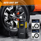 Nilight Tire Inflator Portable Air Compressor, Car Air Pump 150PSI Digital Tire Pressure Gauge Auto Shutoff Tire Pump for Car