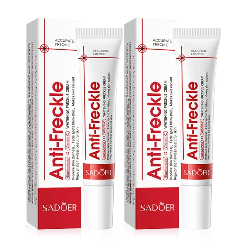SADOER Anti Freckle Cream Face Brightening Creams Spot Removing Anti-aging Moisturizing Freckles Removal Facial Cream Skin Care