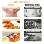 4.5L Large-Capacity Air Fryer — Touch-Control Home Appliance for Fries and Fried Chicken