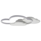 Cloud Shape LED Ceiling Light Fixture Modern 3-Color Lighting Acrylic Ceiling Lamp for Living Room Bedroom Kid's Room 52x31cm