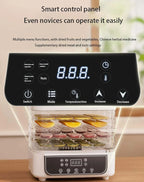 5-Layer Household Dry Fruit Machine Food Dryer Fruit Vegetable Snack Freeze-drying Machine Adjustable Temperature Touch Control