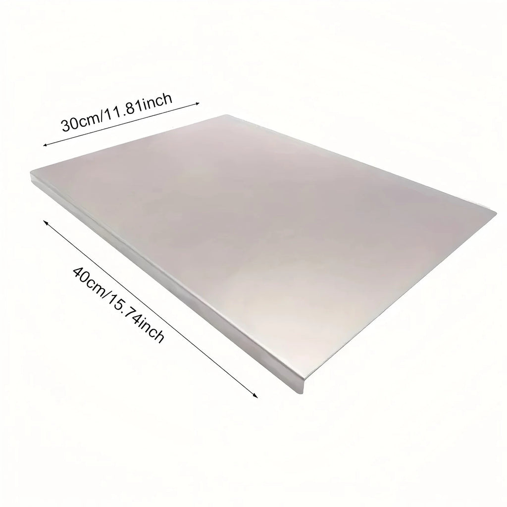 Stainless Steel Cutting Boards for Kitchen, Kneading Cutting Board Mats, Metal Cutting Board for Meat, Fruits, Vegetables, Bread, and Baking Small Cutting Boards