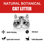 33lbs Sumlov Tofu Cat Litter, Natural Botanical, Dust-Free, Flushable, Quick Clumping, Odor Control, light scent, environmental