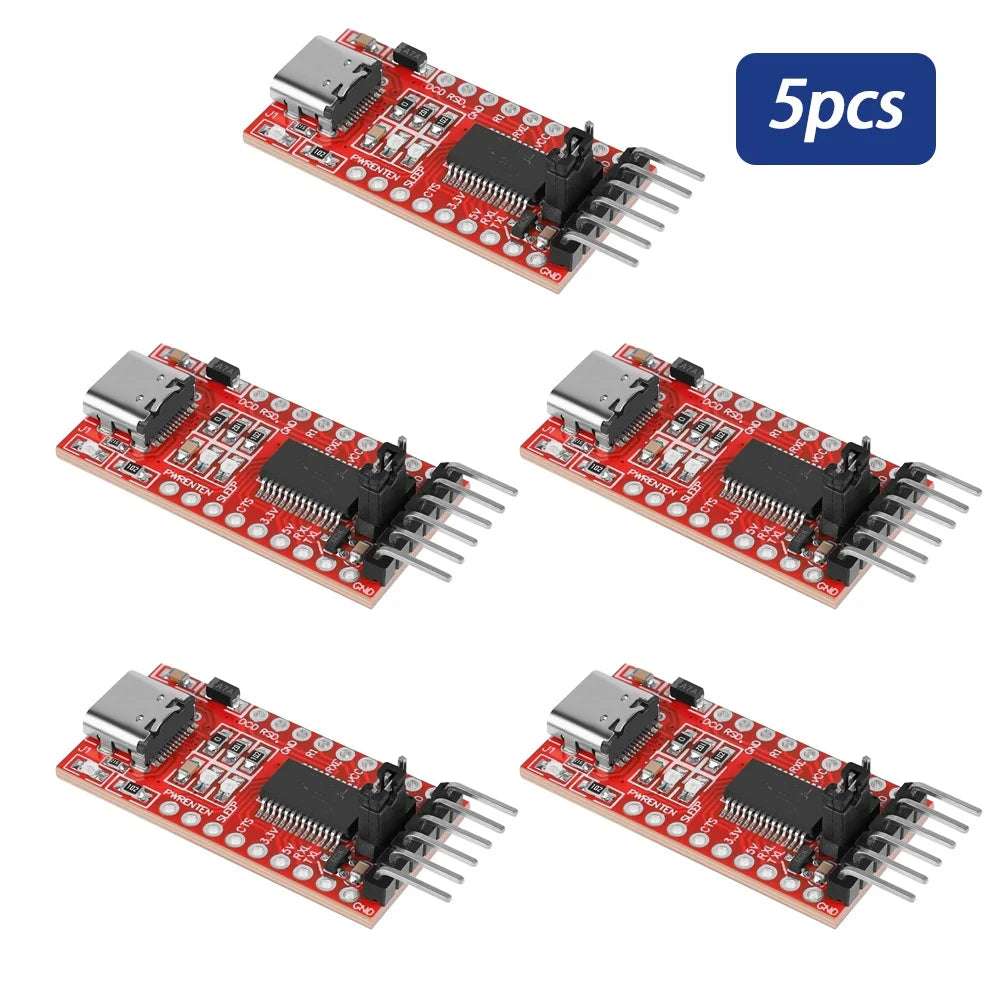 1-10PCS FT232RL FT232 FTDI USB 3.3V 5.5V to TTL Serial Adapter Module for Arduino FT232 Pro Mini Port USB TO TTL 232 Type-C USB