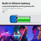 Colorful Tube Light RGB Light 17cm/32cm USB Light Night Light Purple Blue Light Stick Room LampHandheld Hanging Fill Light Photo
