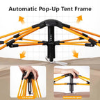 Automatic Pop-Up Outdoor Camping Tent Quick to Set Up, Windproof, Sun-Proof, and Rain-Resistant; Suitable for Family Camping, Backyard Gatherings, Picnics, and Hiking; A Portable Shelter.