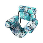 Inflatable Pool Float Floating Lounger Chair Leakproof Pool Lounge Float with Arm & Backrest Water Hammock for Pool Lake Beach