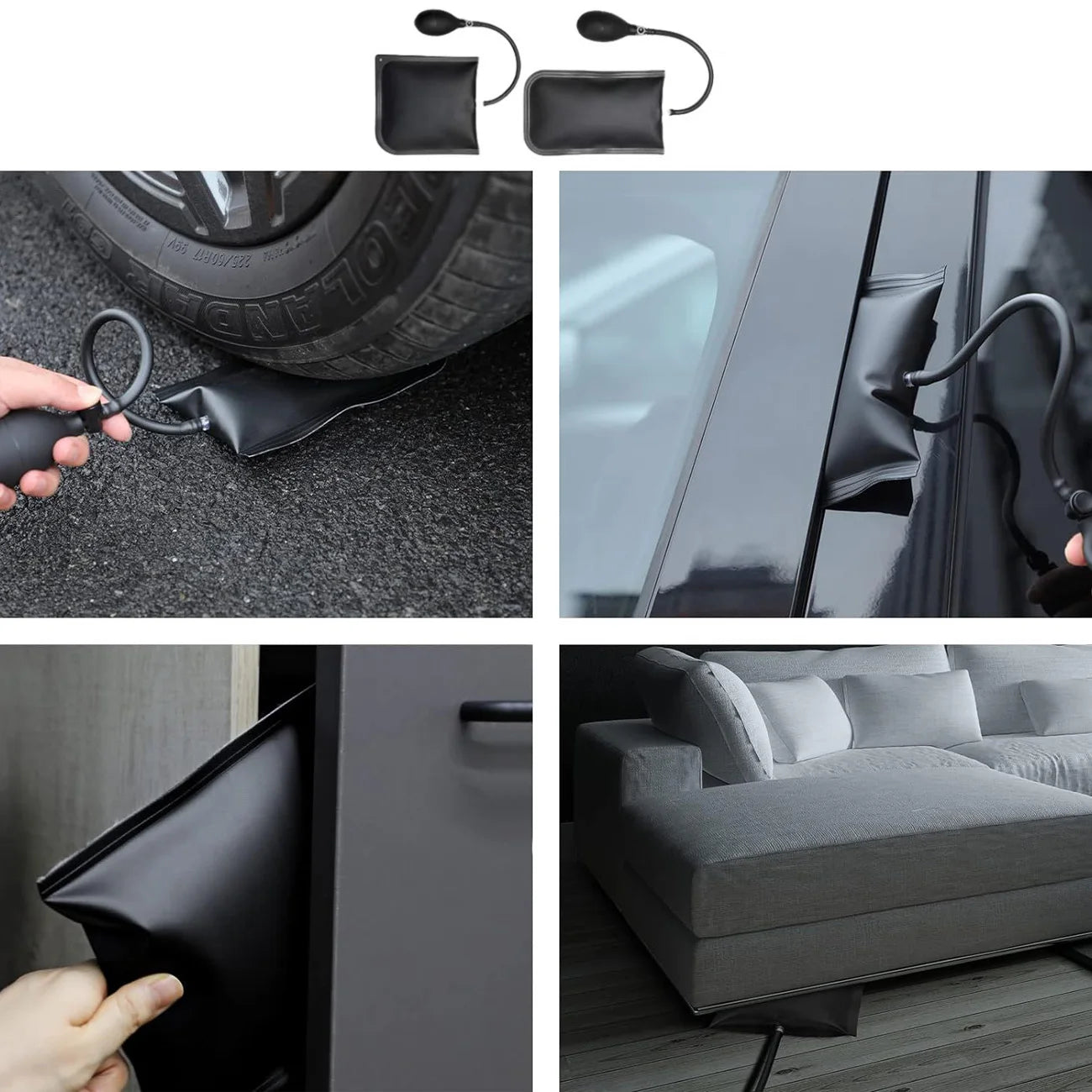 Car Window Door Emergency Open Key Lost Lock Out Unlock Auto Tools Kit Air Wedge Bag Pump Open Unlock Kit for Car Truck
