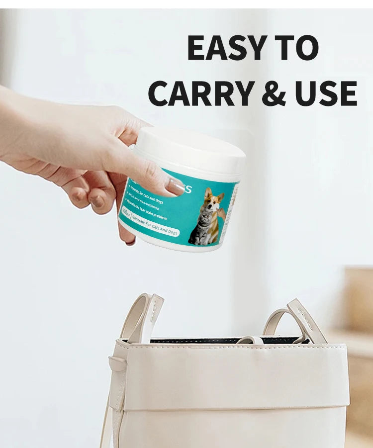Pet supplies, pet unwashed gloves, cats, dogs, pet cleaning wipes, gloves that can be licked