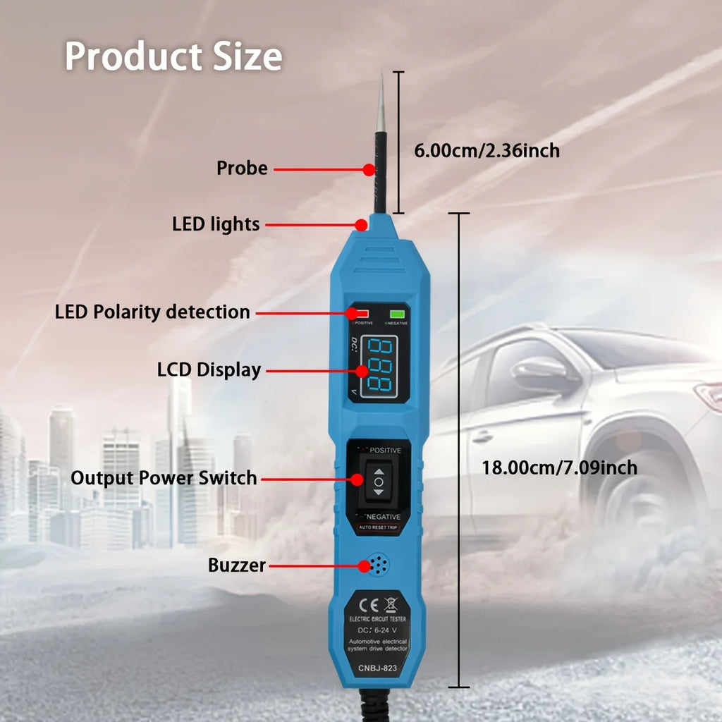 CNBJ-823 Car Power Circuit Tester Automotive Diagnostic Tool for Electrical System Inspection